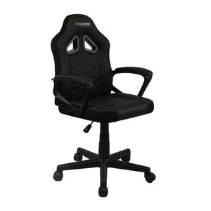 BX Gaming OTOČNÁ ŽIDLE PRO MLÁDEŽ, vzhled kůže, černá obraz