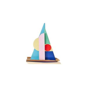 Studio Roof PAPÍROVÁ DEKORACE GEOMETRICKÁ PLACHETNICE, 6/16 CM obraz