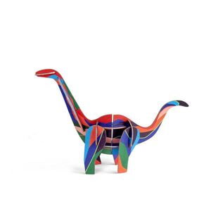Studio Roof PAPÍROVÁ DEKORACE ZÁŘIVÝ OBŘÍ DINO, 6/17 CM obraz