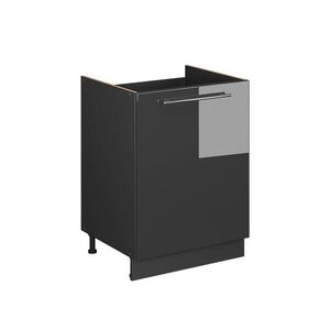 Vicco SKŘÍŇKA POD DŘEZ Fame-Line, Antracitový vysoký lesk/Antracit, 60 cm obraz