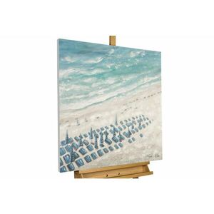 KUNSTLOFT OLEJOMALBA 80/80 cm, Moře a pláž obraz