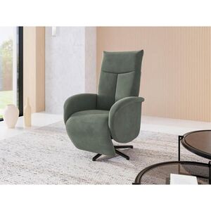 Sit & More RELAXAČNÍ KŘESLO, textil, tmavě zelená obraz