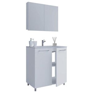MID.YOU KOUPELNA bílá obraz