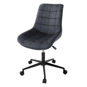 ML-DESIGN KANCELÁŘSKÁ ŽIDLE Samet Šedá obraz