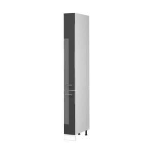 Vicco LÉKÁRNIČKOVÁ SKŘÍŇKA Fame-Line, Antracitový vysoký lesk/Bílá, 20 cm obraz