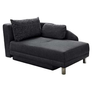 luma-home ROZKLÁDACÍ POHOVKA s úložným prostorem, pružinovým jádrem, Š149/H90/V80 cm, ležecká plocha 200×84 cm, tkanina v antracitové barvě / 15121 obraz