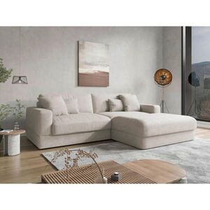 Sit & More ROHOVÁ SEDAČKA, textil, krémová obraz