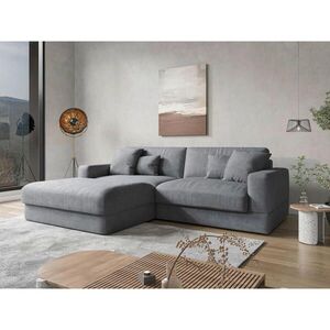 Sit & More ROHOVÁ SEDAČKA, textil, šedá obraz
