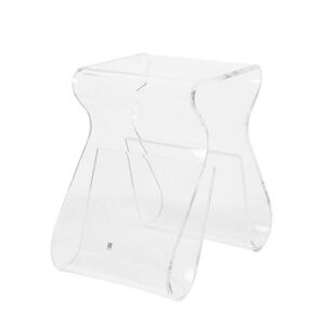 Umbra ODKLÁDACÍ STOLEK, průhledné, plast, 42/43/29 cm obraz