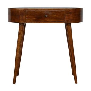 Artisan Furniture NOČNÍ STOLEK Petite, nástěnný, 1 zásuvka, 1 otevřená přihrádka, tmavě hnědá obraz
