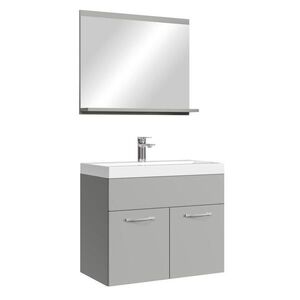 Badplaats KOUPELNOVÁ SESTAVA Montreal 3 díly šedá mat - 60 x 35 x 51 cm obraz