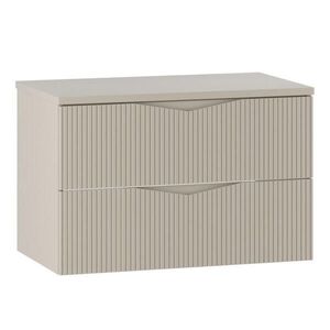 Badplaats SKŘÍŇKA POD UMYVADLO Calen 2 zásuvky cashmere - 80 x 46 x 52 cm obraz