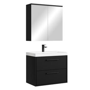 Badplaats KOUPELNOVÁ SESTAVA Florence 3 díly matná černá - 60 x 35 x 51 cm obraz