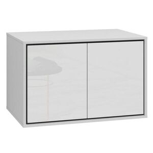 Badplaats SKŘÍŇKA POD UMYVADLO Capri 2 zásuvky lesklá bílá - 78 x 48 x 51 cm obraz