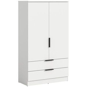 Livetastic ŠATNÍ SKŘÍŇ S OTOČNÝMI DVEŘMI, bílá, 80/140/37 cm obraz