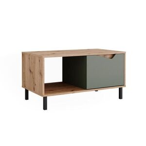 Vicco KONFERENČNÍ STŮL Marelle Zelená/umělecká 90 x 50 cm s 1 dveřmi obraz
