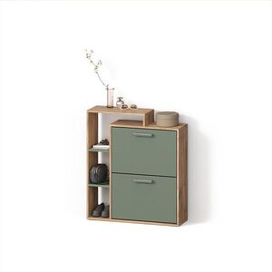 Livinity® BOTNÍK Ortello Dub Goldkraft/zelená 80 x 90 cm obraz