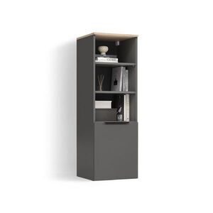 Livinity® UNIVERZÁLNÍ SKŘÍŇ Piave Anthracite/Sonoma s dveřmi obraz