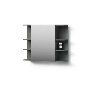 Livinity® KOUPELNOVÁ ZRCADLOVÁ SKŘÍŇKA Fucino Antracit 79.6 x 64 cm obraz