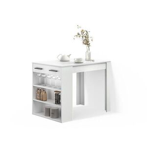 Livinity® JÍDELNÍ STŮL Regusa Bílá 67 x 100 cm obraz