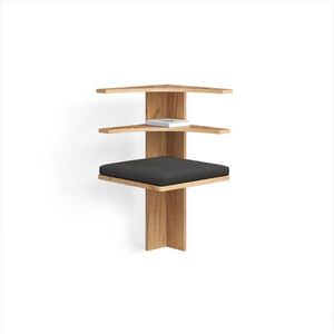 Livinity® LAVICE DO JÍDELNY DO ROHU Tiberio Pískový dub 43.5 x 43.5 cm obraz