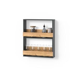 Livinity® STOJAN NA SKLENIČKY NA VÍNO Regusa Zlatý dub power/antracit 60 x 72 cm obraz