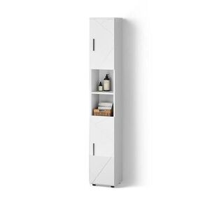 Livinity® KOUPELNOVÁ SKŘÍŇKA Ronco Bílá vysoký lesk 30 x 192 cm obraz