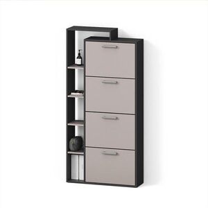 Livinity® BOTNÍK Ortello Antracitová/béžová 80 x 166.1 cm se 4 přihrádkami obraz