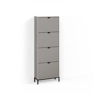 Livinity® BOTNÍK NA BOTY Aterno Šedá 60 x 168 cm se 4 zásuvkami obraz