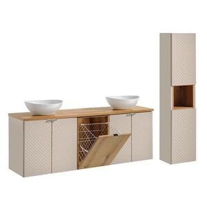 Petits-meubles KOUPELNOVÝ NÁBYTEK 160cm Manoa 2er-Set Kašmír - dřevo obraz