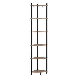 Vicco ROHOVÁ POLICE Bivio Zlatý dub power/antracit 29 x 163.5 cm se 6 úložnými přihrádkami obraz