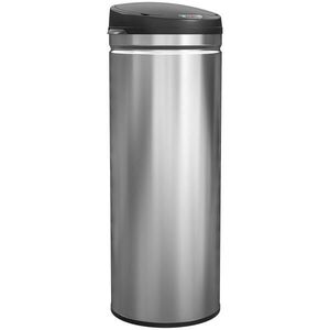 HOMCOM KOŠ se senzorem 50 l nerezový Automatický koš s víkem se systémem Soft-Close obraz