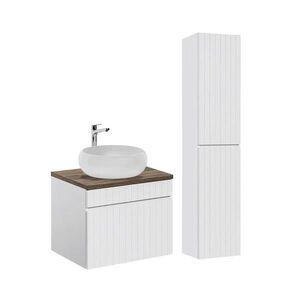 Petits-meubles KOUPELNOVÝ NÁBYTEK 60cm Zelie 2er-Set Bílá obraz