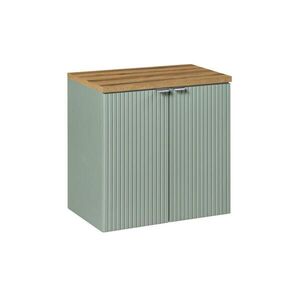 Petits-meubles SKŘÍŇKA POD UMYVADLO 60cm Jade Zelená a dřevo obraz