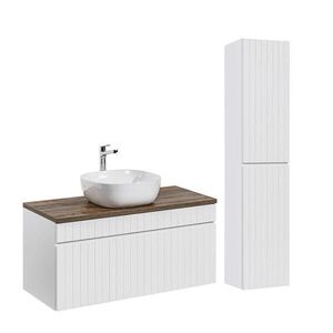 Petits-meubles KOUPELNOVÝ NÁBYTEK 100cm Zelie 2er-Set Bílá obraz