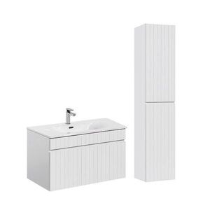 Petits-meubles KOUPELNOVÝ NÁBYTEK 80cm Zelie 2er-Set Bílá obraz