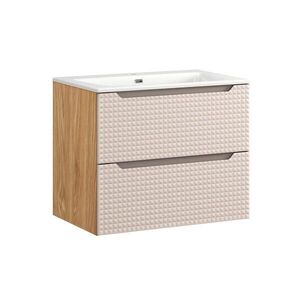 Petits-meubles UMYVADLO 71cm Mallory Béžová a dřevo obraz