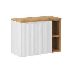 Petits-meubles SKŘÍŇKA POD UMYVADLO 80.4cm Riva Bílá a dřevo obraz