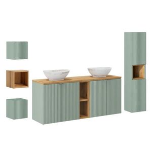 Petits-meubles DVOJUMYVADLO 140.4cm Jade Zelená a dřevo obraz