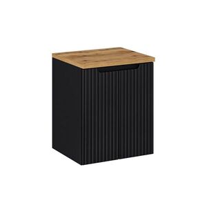 Petits-meubles SKŘÍŇKA POD UMYVADLO 50cm Riva Černá a dřevěná obraz
