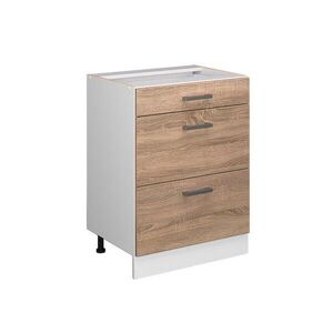 Vicco SPODNÍ SKŘÍŇKA KUCHYŇSKÉ LINKY R-Line Sonoma 60 cm se zásuvkami, bez pracovní desky obraz