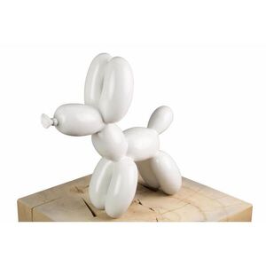 KUNSTLOFT DEKORATIVNÍ SOCHA BÍLÁ, 28/26 CM obraz