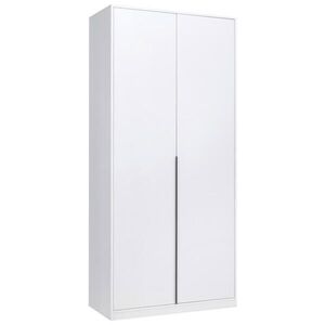 P & B ŠATNÍ SKŘÍŇ S OTOČNÝMI DVEŘMI, bílá, 93/211/53 cm obraz