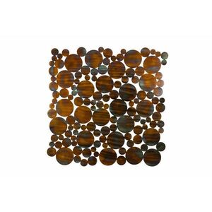 KUNSTLOFT KOVOVÁ NÁSTĚNNÁ DEKORACE MĚDĚNÁ, 78/78 CM obraz