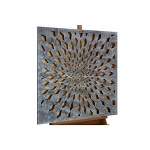 KUNSTLOFT KOVOVÝ OBRAZ TŘPYTIVÁ FASCINACE, 80/80 CM obraz