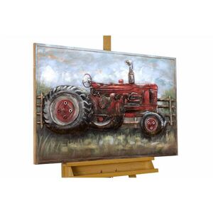 KUNSTLOFT KOVOVÝ OBRAZ KRÁSNÝ VENKOVSKÝ ŽIVOT, 90/60 CM obraz