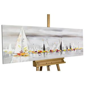 KUNSTLOFT OLEJOMALBA 150/50 cm, Moře a pláž obraz