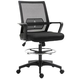 Vinsetto KANCELÁŘSKÁ ŽIDLE Ergonomická kancelářská židle s nastavitelným podnožím, funkce houpání obraz