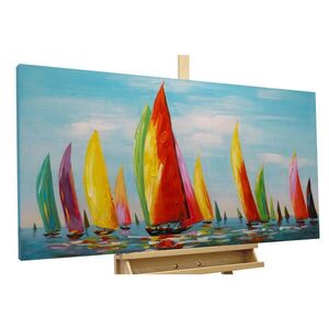KUNSTLOFT OLEJOMALBA 120/60 cm, Moře a pláž obraz