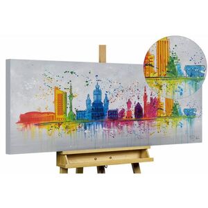 KUNSTLOFT OLEJOMALBA 120/60 cm, Město a architektura obraz